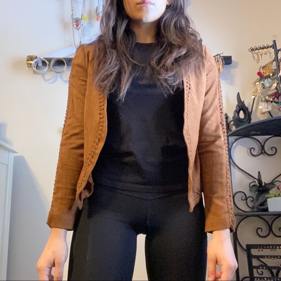 Gianni Bini suede detailed jacket - Picture 2 of 4